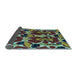 Sideview of Abstract Light Blue Modern Rug, abs4553lblu