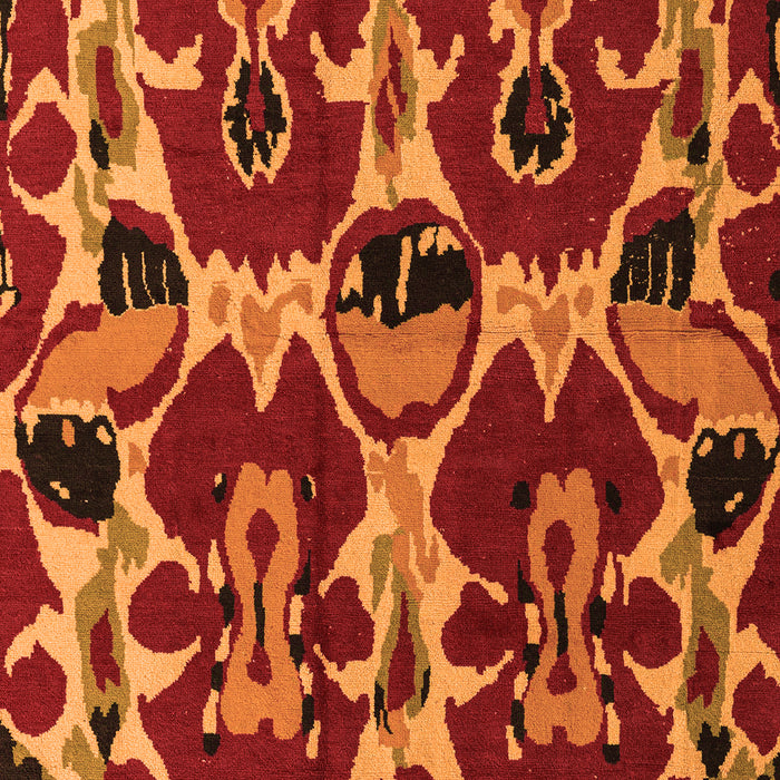 Abstract Orange Modern Rug, abs4553org