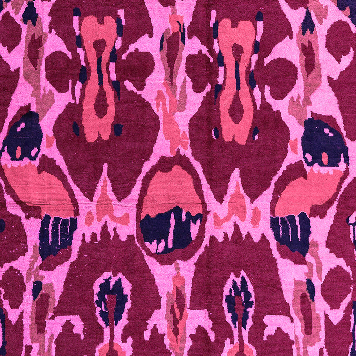 Machine Washable Abstract Pink Modern Rug, wshabs4553pnk