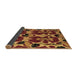 Sideview of Abstract Brown Modern Rug, abs4553brn