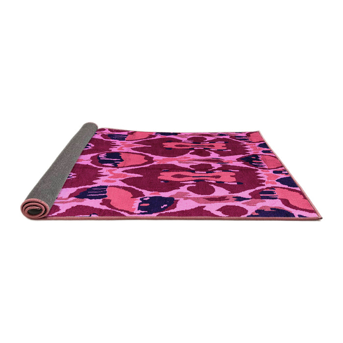 Sideview of Abstract Pink Modern Rug, abs4553pnk