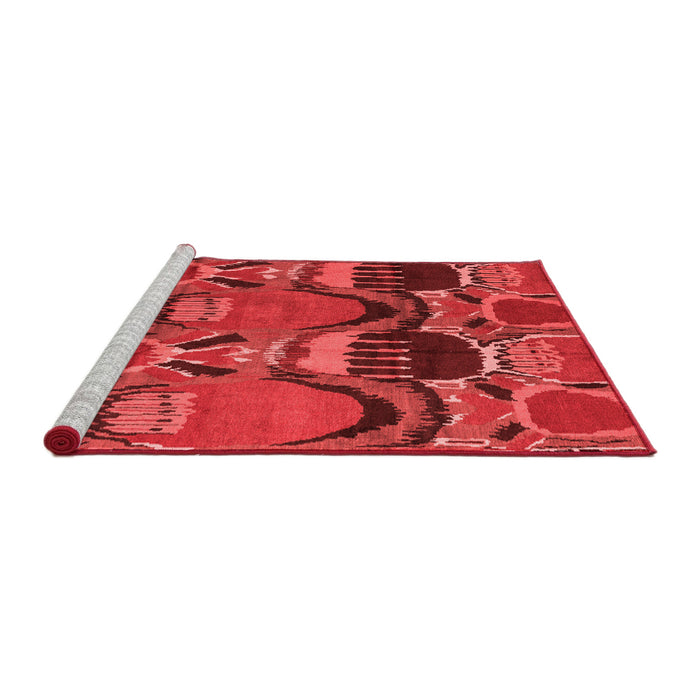 Modern Red Washable Rugs