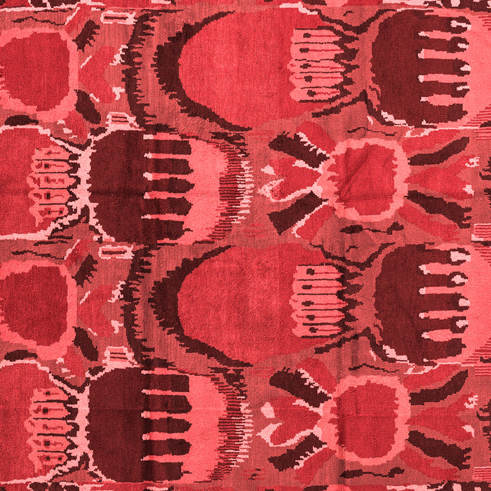 Abstract Red Modern Rug, abs4554red
