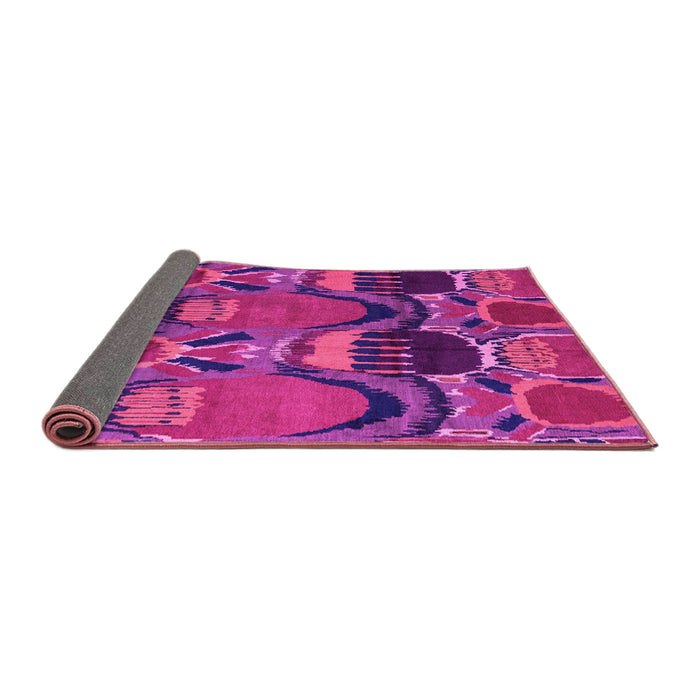 Sideview of Abstract Pink Modern Rug, abs4554pnk
