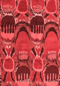 Abstract Red Modern Rug, abs4554red