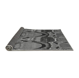 Sideview of Abstract Gray Modern Rug, abs4554gry