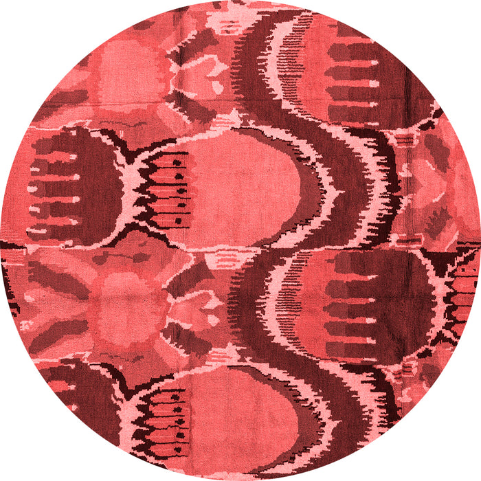 Abstract Red Modern Rug, abs4555red
