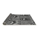 Sideview of Abstract Gray Modern Rug, abs4555gry