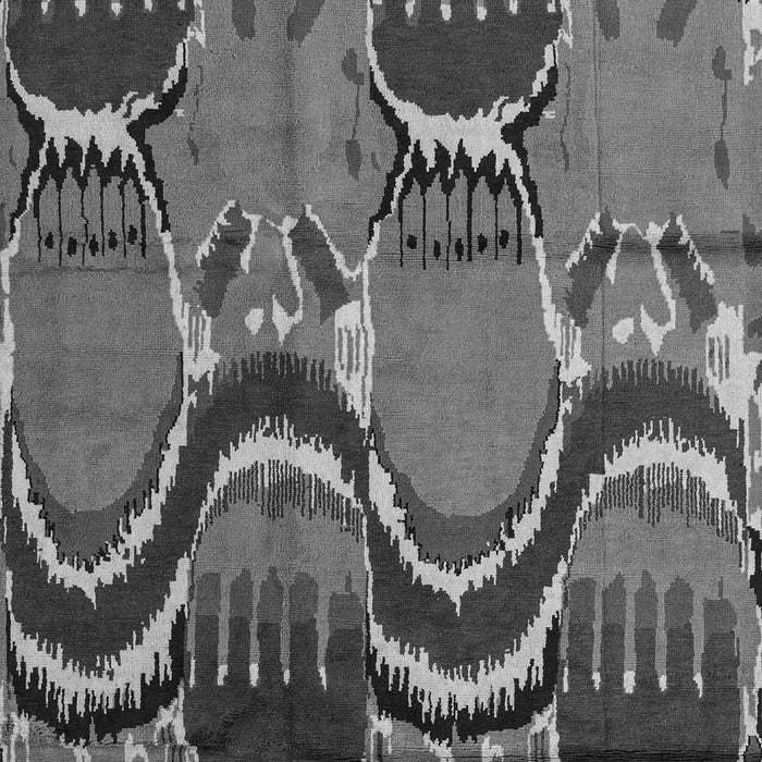 Machine Washable Abstract Gray Modern Rug, wshabs4555gry