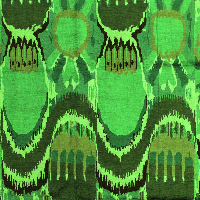 Abstract Green Modern Rug, abs4555grn