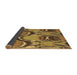 Sideview of Abstract Brown Modern Rug, abs4555brn