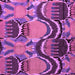 Square Machine Washable Abstract Purple Modern Area Rugs, wshabs4555pur