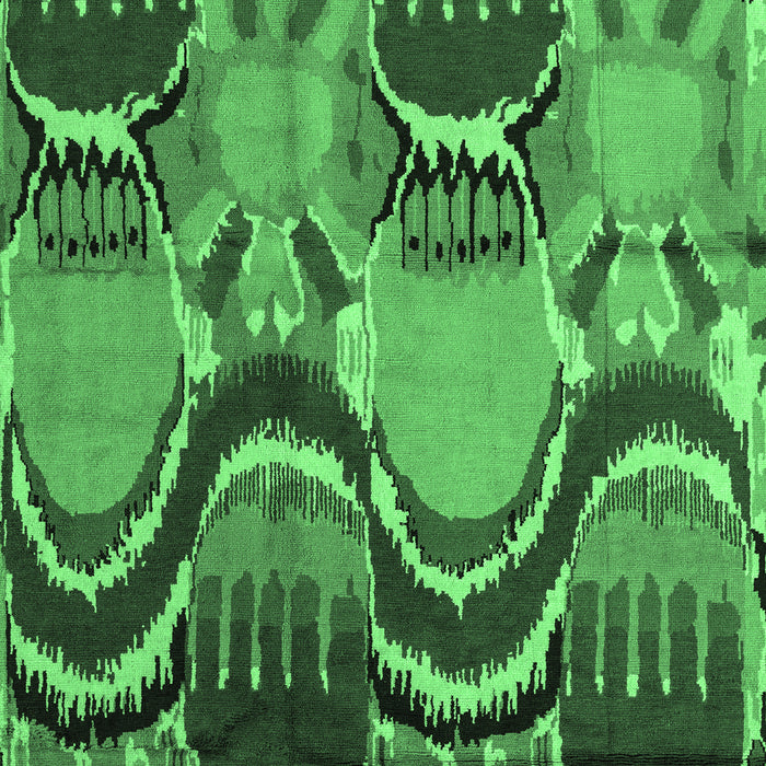 Abstract Emerald Green Modern Rug, abs4555emgrn