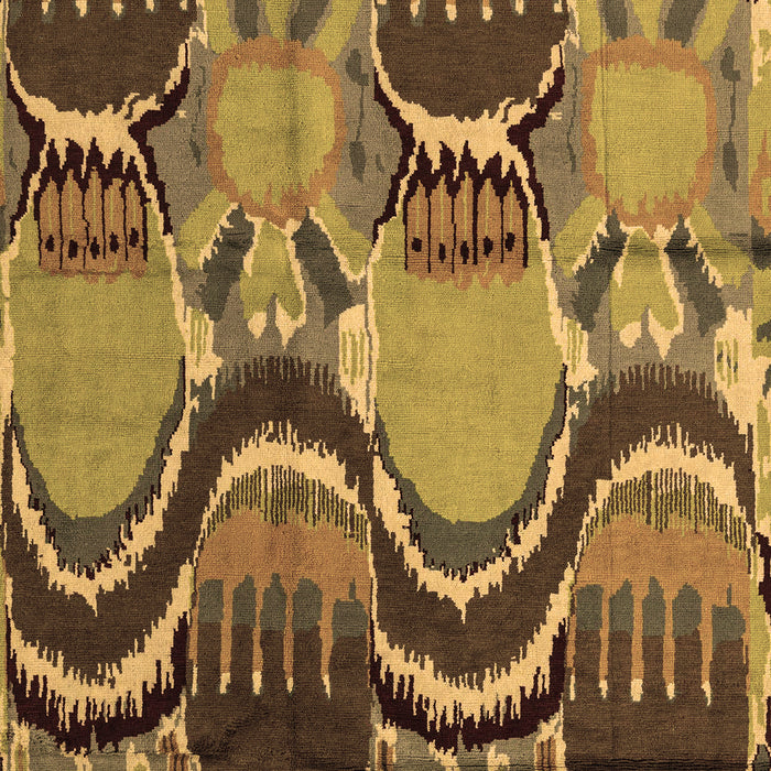 Abstract Brown Modern Rug, abs4555brn