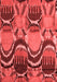 Abstract Red Modern Area Rugs