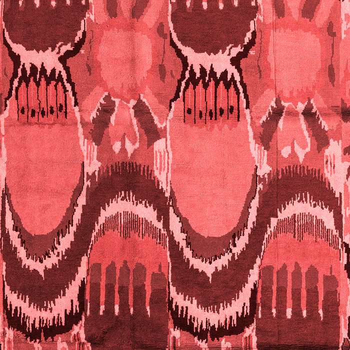 Abstract Red Modern Area Rugs