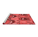 Modern Red Washable Rugs