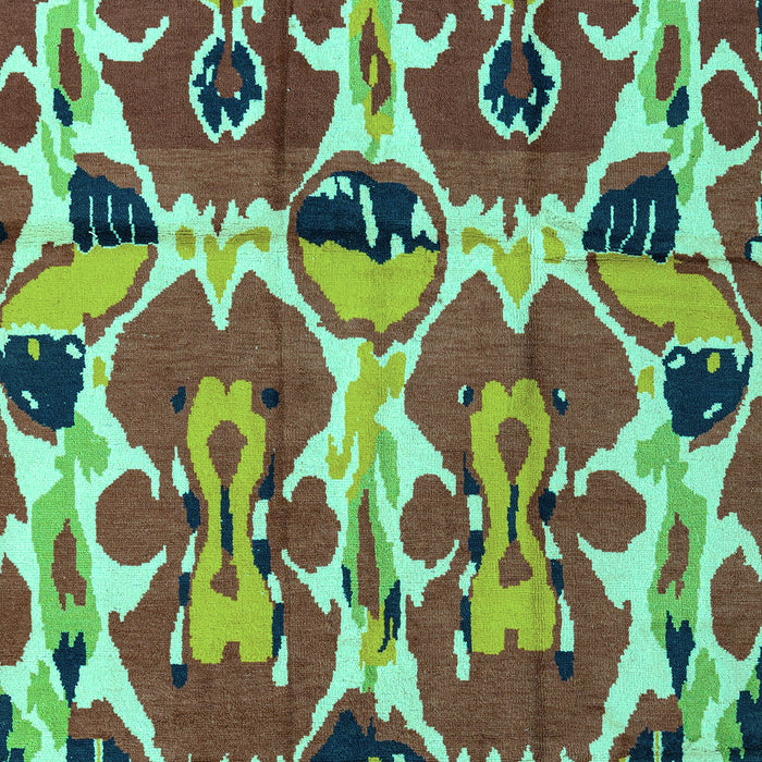 Abstract Turquoise Modern Rug, abs4556turq