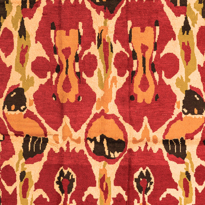 Abstract Orange Modern Rug, abs4556org