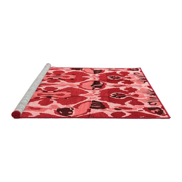 Modern Red Washable Rugs