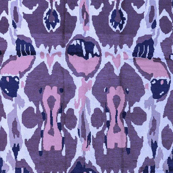 Abstract Blue Modern Rug, abs4556blu