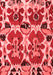 Abstract Red Modern Area Rugs