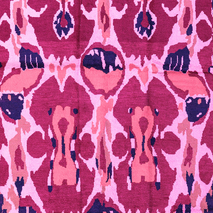 Machine Washable Abstract Pink Modern Rug, wshabs4556pnk