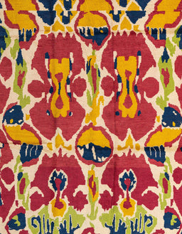 Abstract Red Modern Rug, abs4556
