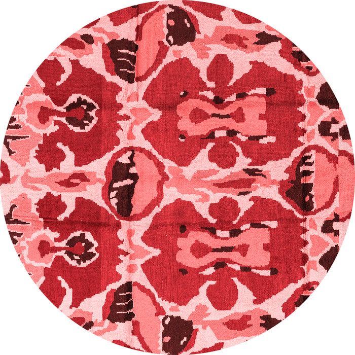 Abstract Red Modern Rug, abs4556red