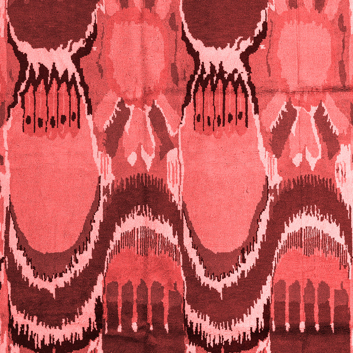 Machine Washable Abstract Red Modern Rug, wshabs4557red