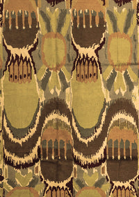 Abstract Brown Modern Rug, abs4557brn