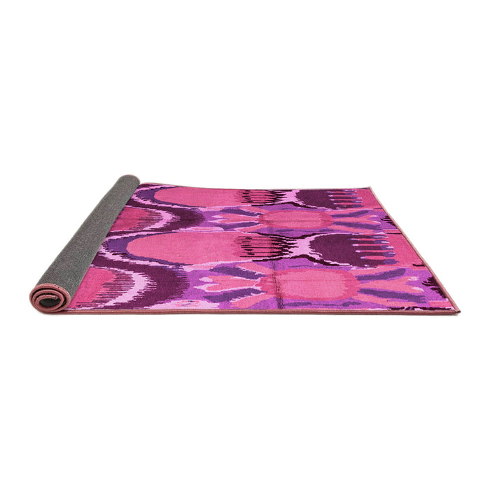 Sideview of Abstract Pink Modern Rug, abs4557pnk