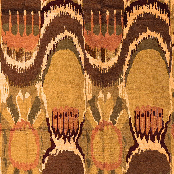 Abstract Orange Modern Rug, abs4557org