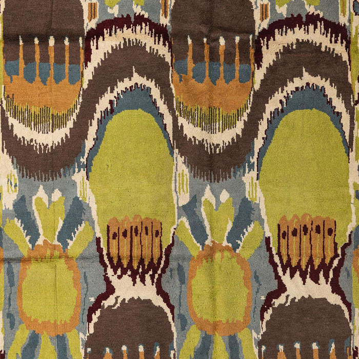 Abstract Metallic Gold Modern Rug, abs4557