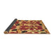 Sideview of Abstract Brown Modern Rug, abs4558brn