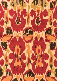 Abstract Orange Modern Rug, abs4558org