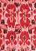 Abstract Red Modern Area Rugs