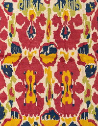 Machine Washable Abstract Crimson Red Rug, wshabs4558