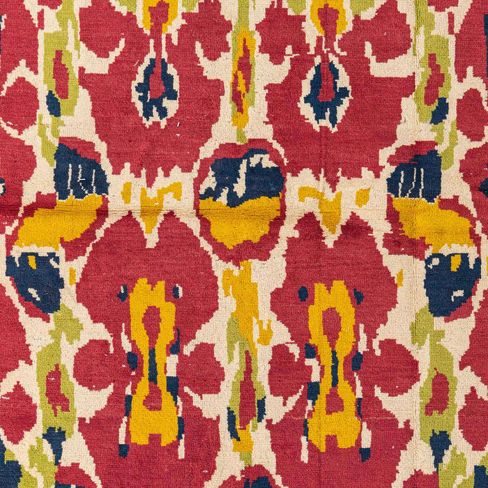 Machine Washable Abstract Crimson Red Rug, wshabs4558