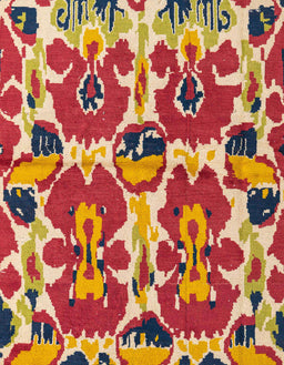 Abstract Crimson Red Modern Rug, abs4558