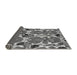 Sideview of Abstract Gray Modern Rug, abs4558gry