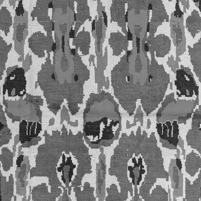 Machine Washable Abstract Gray Modern Rug, wshabs4558gry