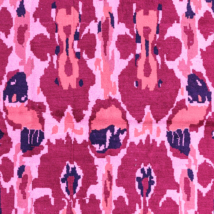 Machine Washable Abstract Pink Modern Rug, wshabs4558pnk