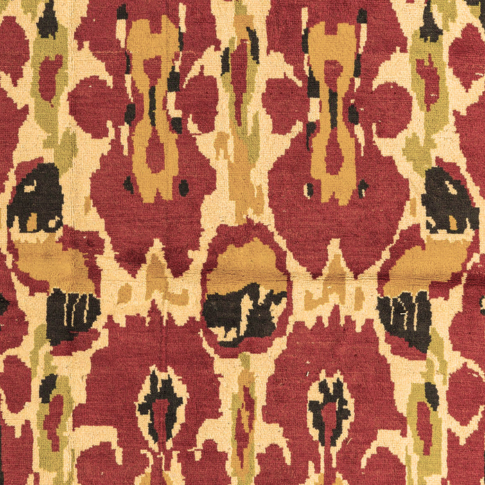 Machine Washable Abstract Brown Modern Rug, wshabs4558brn