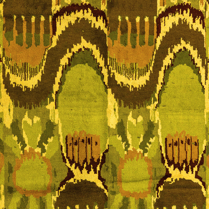 Abstract Yellow Modern Rug, abs4559yw