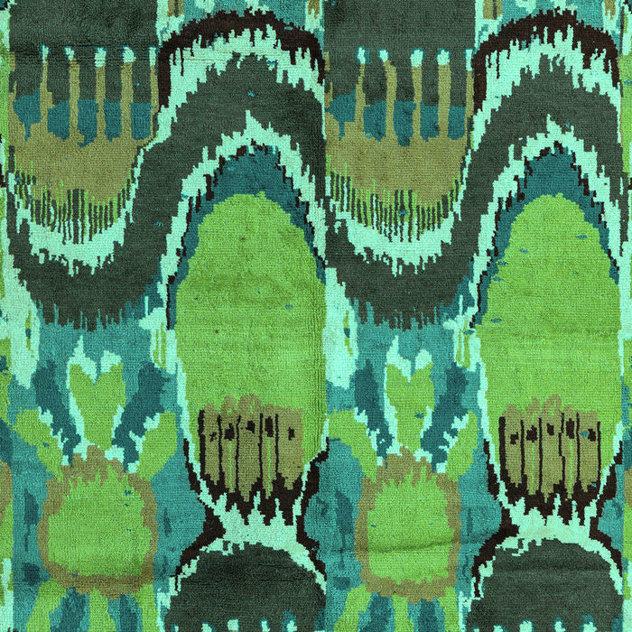 Abstract Turquoise Modern Rug, abs4559turq