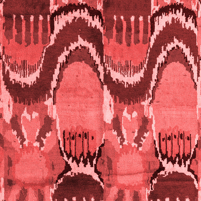 Abstract Red Modern Area Rugs