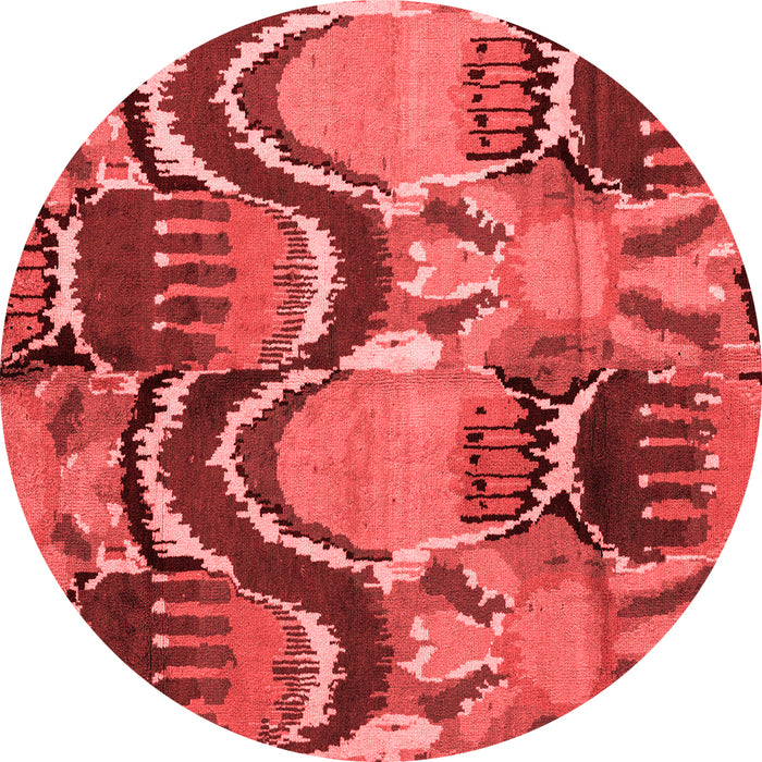Abstract Red Modern Rug, abs4559red
