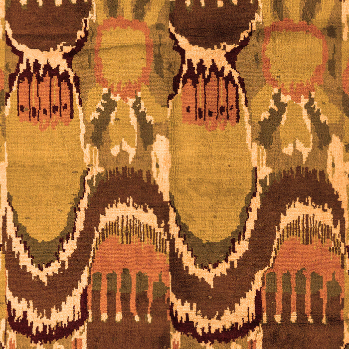 Machine Washable Abstract Orange Modern Area Rugs, wshabs4559org