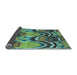 Sideview of Abstract Light Blue Modern Rug, abs4559lblu